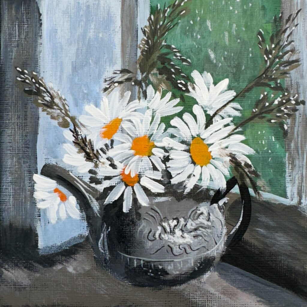 LP Gin's 6x6 Acrylic Painting Challenge 6x6 Week 39 Painting 1024x1024