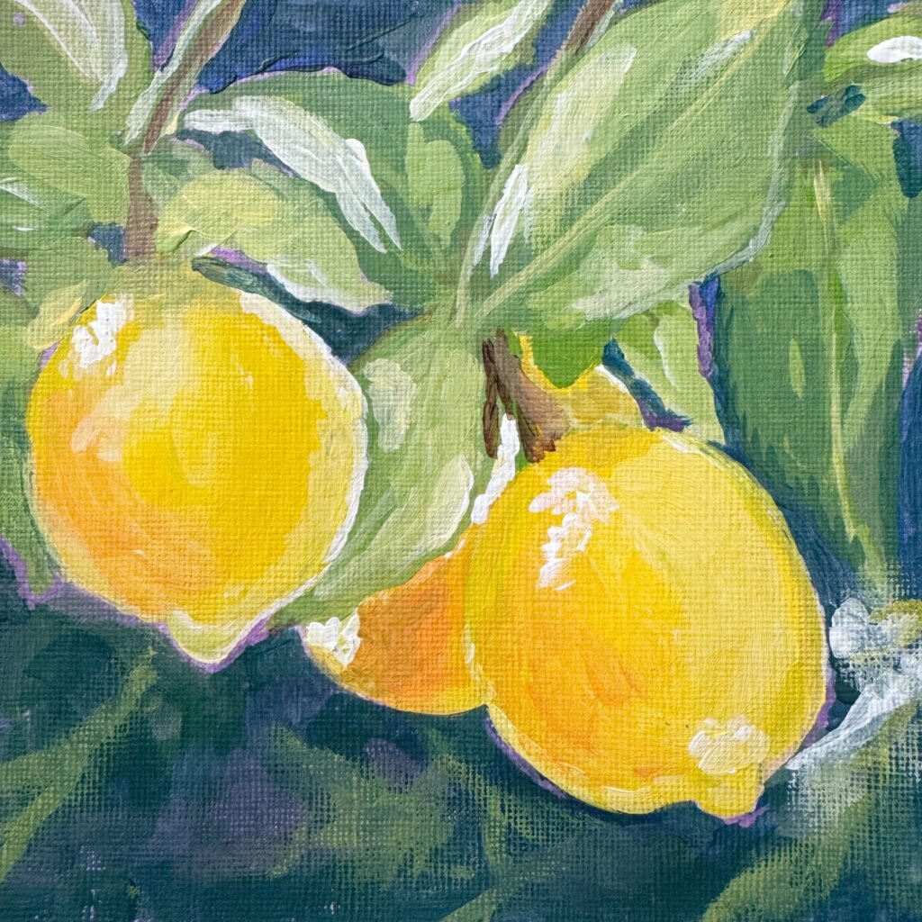 LP Gin's 6x6 Acrylic Painting Challenge 6x6week12 Painting 1024x1024