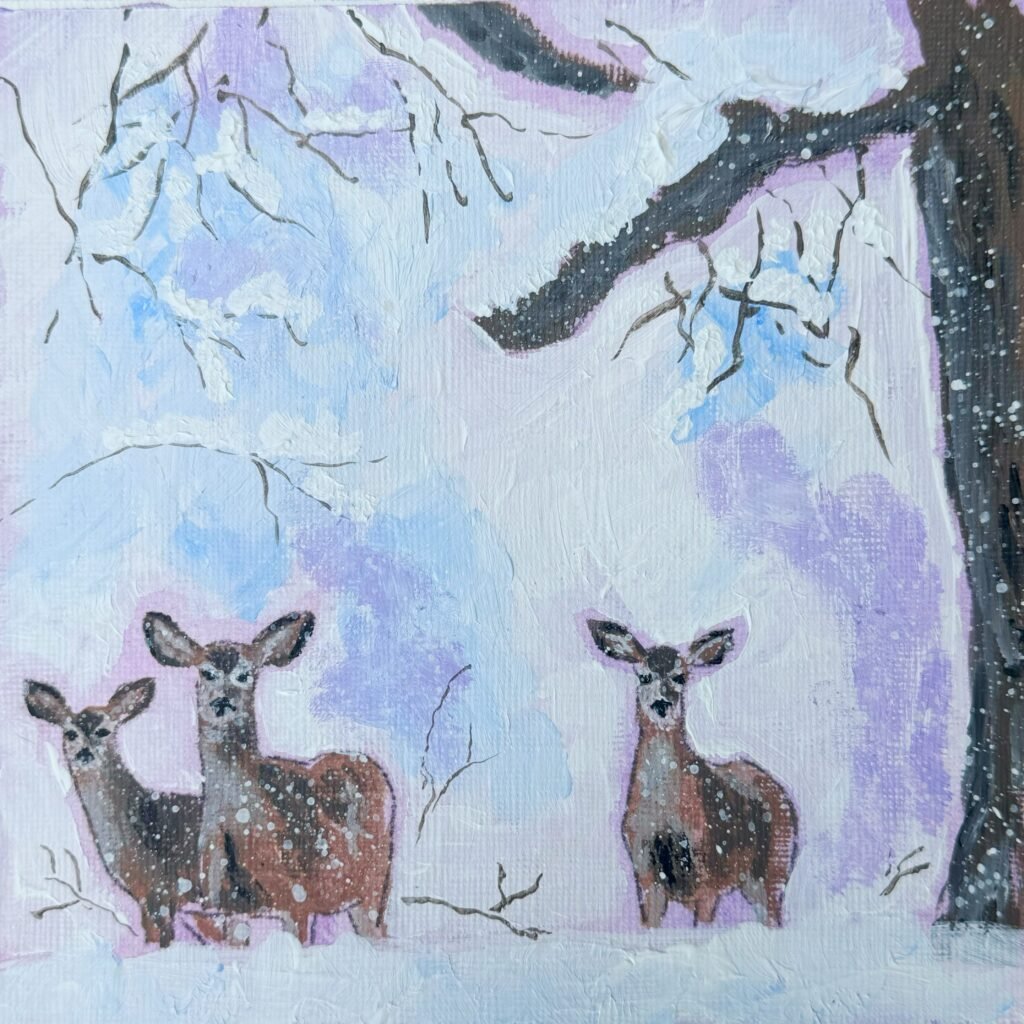 LP Gin's 6x6 Acrylic Painting Challenge Week 33 Painting 1024x1024