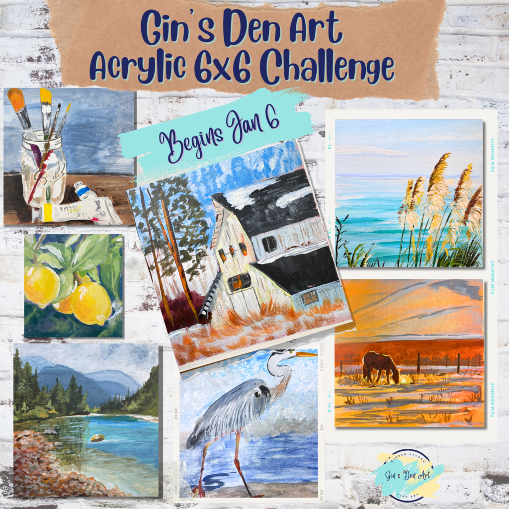 LP Gin's 6x6 Acrylic Painting Challenge 1 1 1024x1024