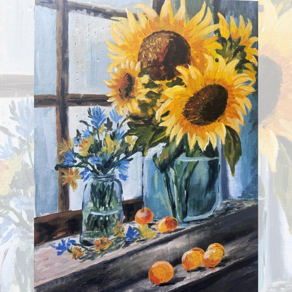 Sunflowersonwindowsill Edited 1